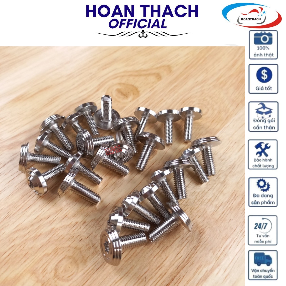 Bộ Ốc Áo Mẫu Thái Inox 304 cho xe máy Winner X ( 26 con ), HOANTHACH SP017386