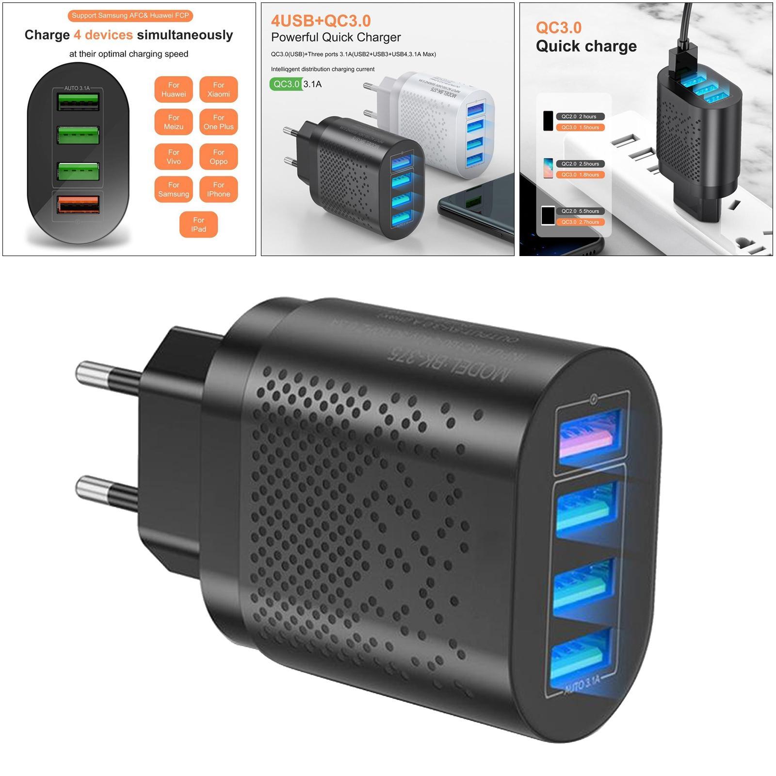 Fast Charge USB Charging Head Wall Charger Adapter for  Mobile Phone