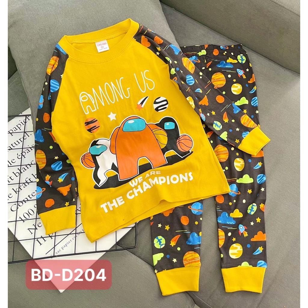 Bộ dài bé trai size đại