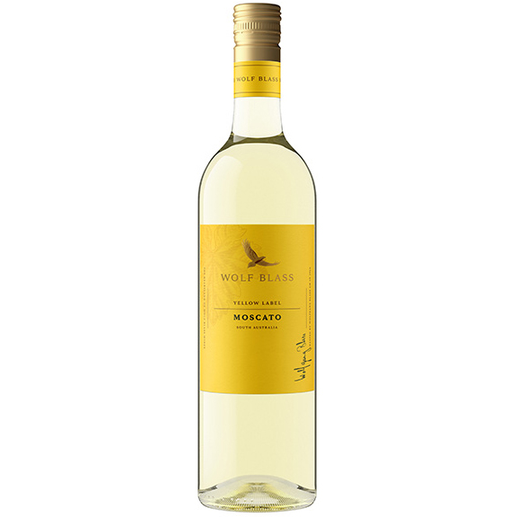 Rượu vang trắng hơi ngọt Úc Wolf Blass Yellow Label Moscato 5,5% - Không hộp