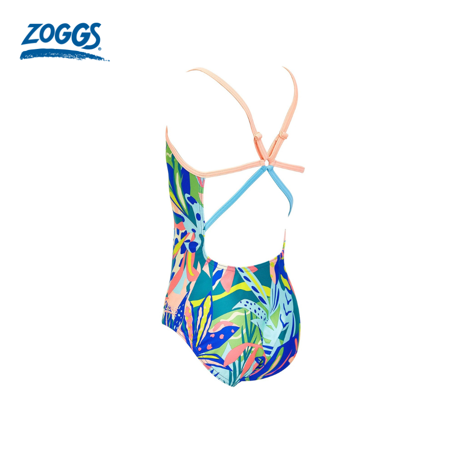 Đồ bơi một mảnh bé gái Zoggs Jungle Mix Starback - 463119