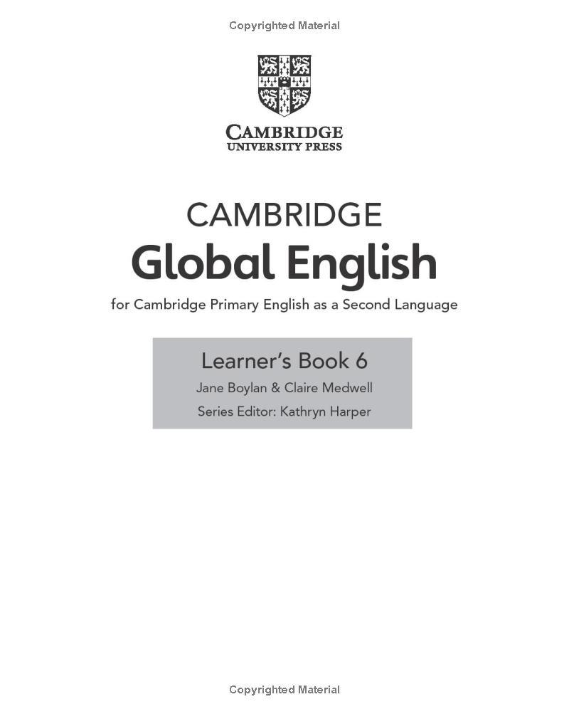 Cambridge Global English Learner's Book 6 With Digital Access 2nd Edition