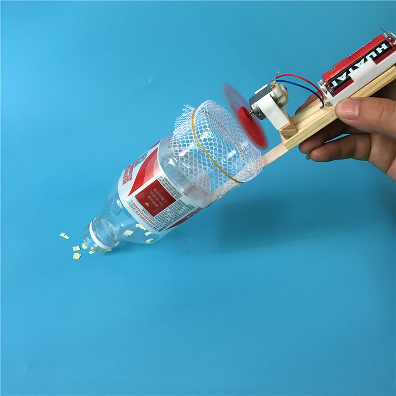 Đồ chơi trẻ em S17 thông minh sáng tạo STEM (STEAM) mô hình lắp ghép máy hút bụi tự chế bằng ống nhựa