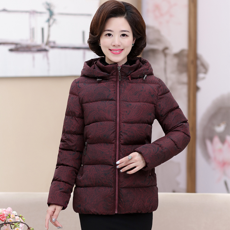 Áo Khoác Phao Cho Bà Cho Mẹ Giản Dị AK77 - Hàng Quảng Châu Cao Cấp
