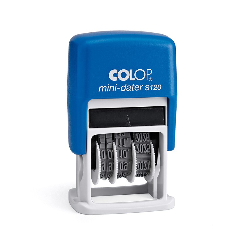 Con Dấu Chỉnh Ngày Tháng Colop Mini Dater S120 Màu Mực Đỏ