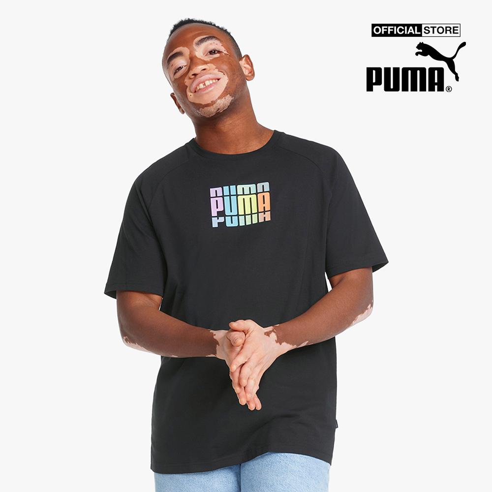 PUMA - Áo thun nam tay ngắn Multi Coloured Graphic 848566