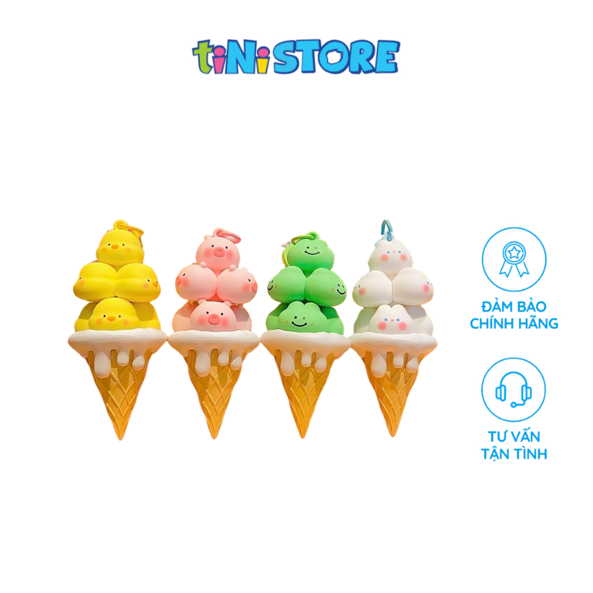 Đồ Chơi Móc Khóa Hình Cây Kem Nhiều Màu Value Toys (Mẫu ngẫu nhiên)