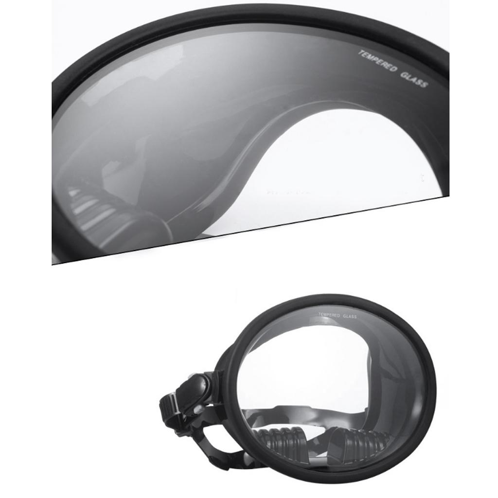 Adult Scuba Free Diving Full Face Mask Anti-Fog Snorkeling Swimming Goggles