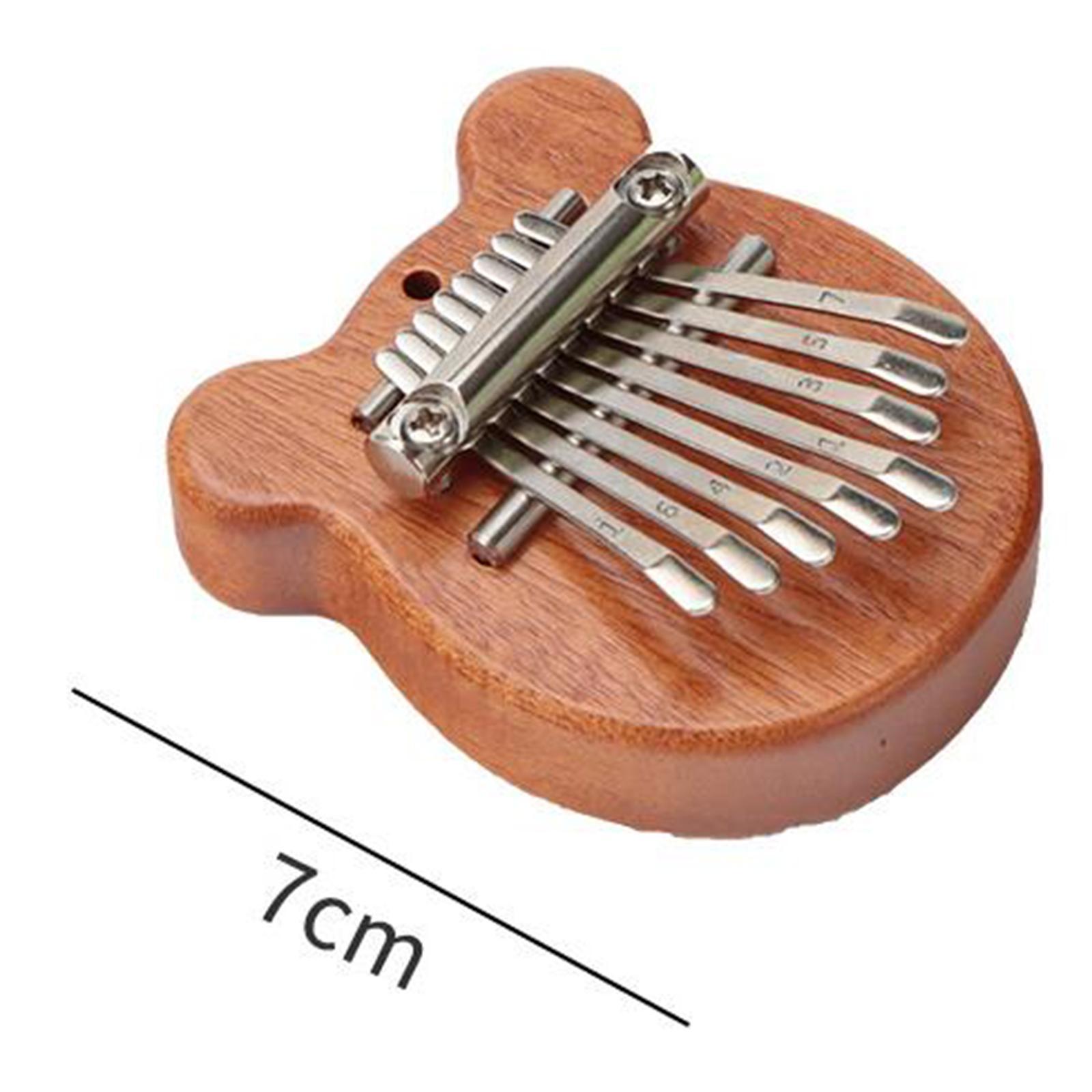 Wooden Montessori Busy Board Thumb Piano Souvenir Practical Skill DIY Material Development Toys for Kindergarten Preschool Home Boys Girls