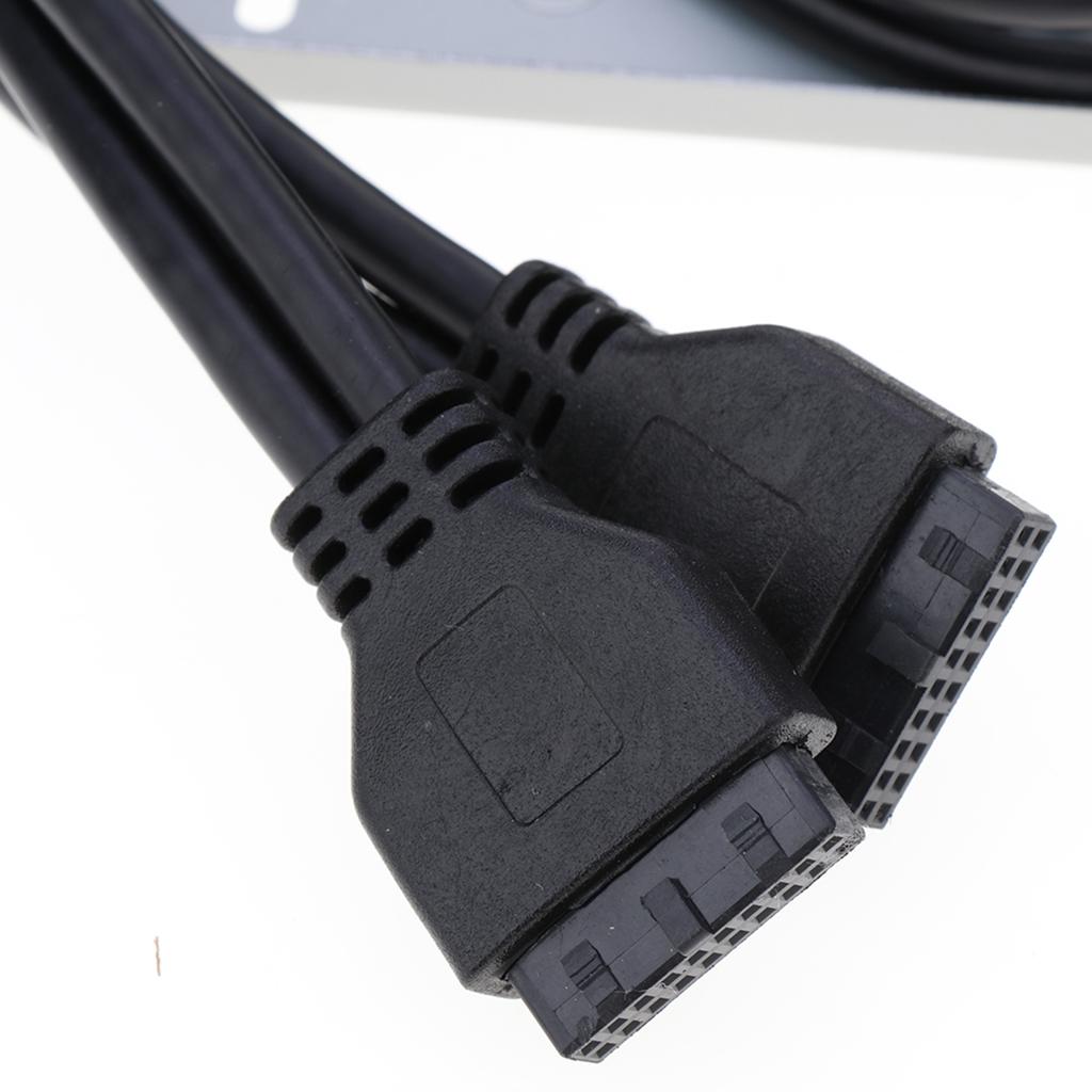20/19 Pin Đầu Bảng Điều Khiển Phía Trước Để Âm Thanh Loại C USB 3.0 Một Hub 4 Cổng