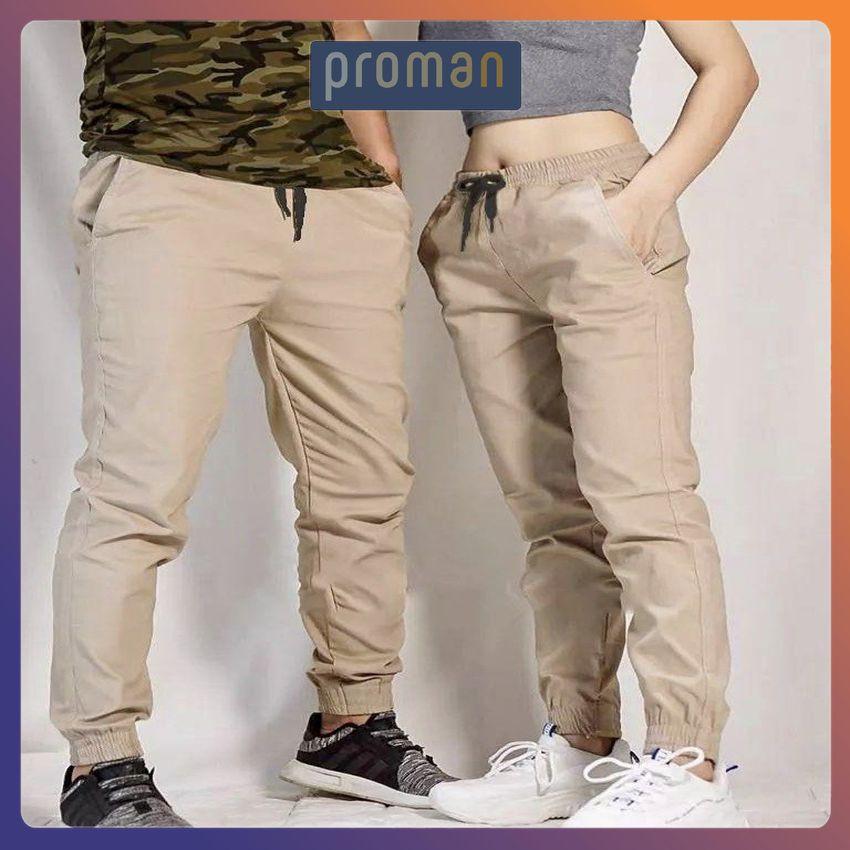 Quần Jogger Nam Kaki Rằn Ri Quần kaki nam mã bó ống vải đẹp ống dài hè phong cách Hàn Quốc - PROMAN