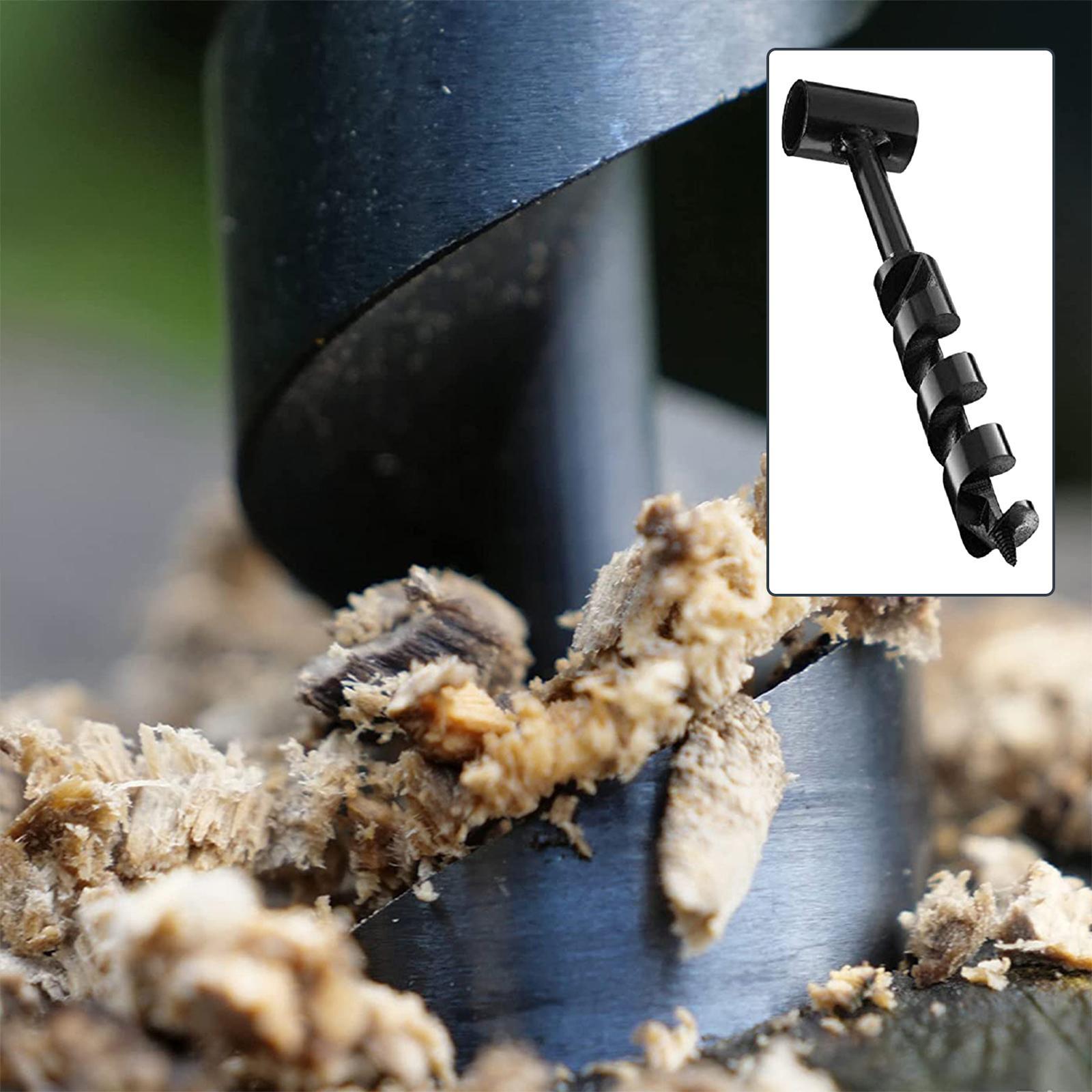 Garden Bits Hole Tool Shaft Drill Manual Drill Bit for Wood Drilling Backpacking