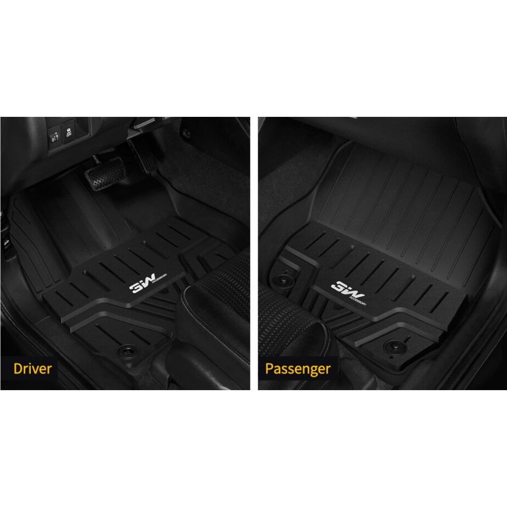 Hình ảnh Thảm lót sàn xe ô tô HONDA CRV 2018- đến nay Nhãn hiệu Macsim 3W chất liệu nhựa TPE đúc khuôn cao cấp - màu đen