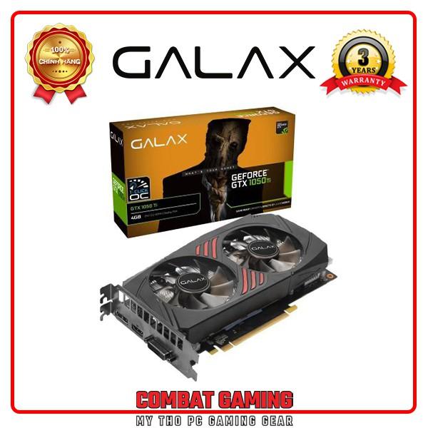 Card Màn Hình GALAX GTX 1050Ti 1 Click OC 4GB - Hàng Chính Hãng