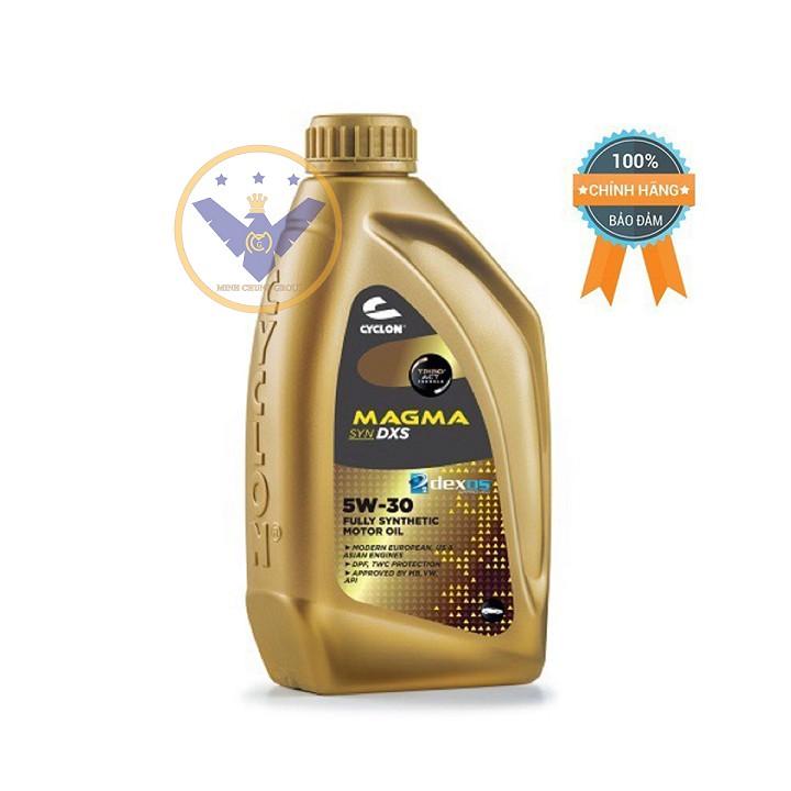 Bộ 6L nhớt dexos2 cho xe Chevrolet Colorado Cyclon Magma Syn DXS 5W-30+1 lọc nhớt