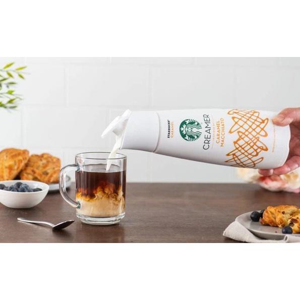 KEM SỮA LỎNG Starbucks CARAMEL MACCHIATO Coffee Creamer, 828ml (28oz)