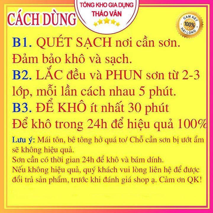 Chai xịt chống dột - chống thấm nước - Bình xịt chống thấm, dột còn hàng