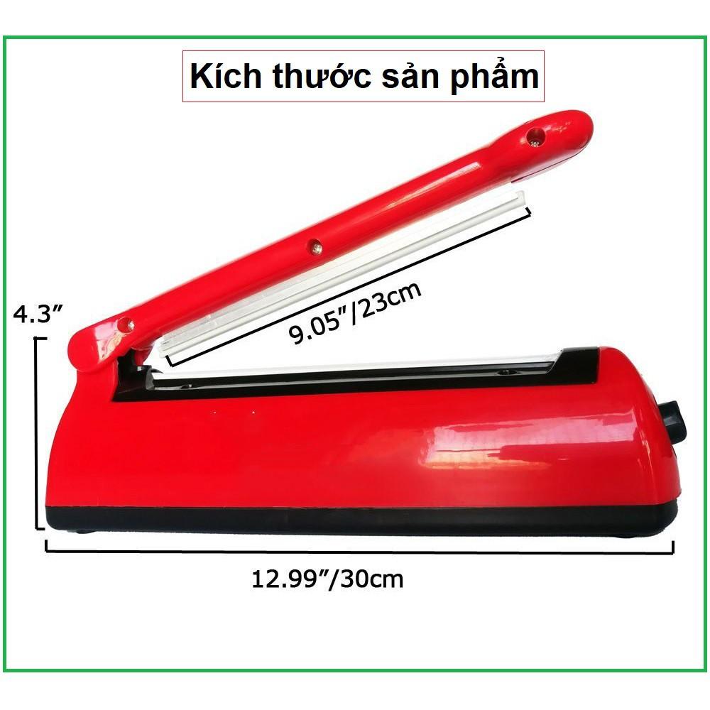 máy hàn miệng túi cầm tay-Máy hàn miệng túi đa năng kích thước 200x5mm, hàn túi zip nhôm, túi nhựa, túi Craft