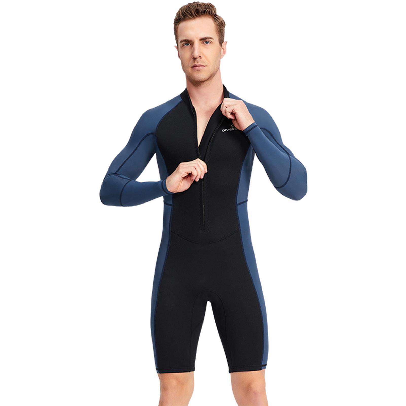 1.5mm Neoprene Men Wetsuit Diving Suit Keep Warm Wet Suit Kayaking Swimming