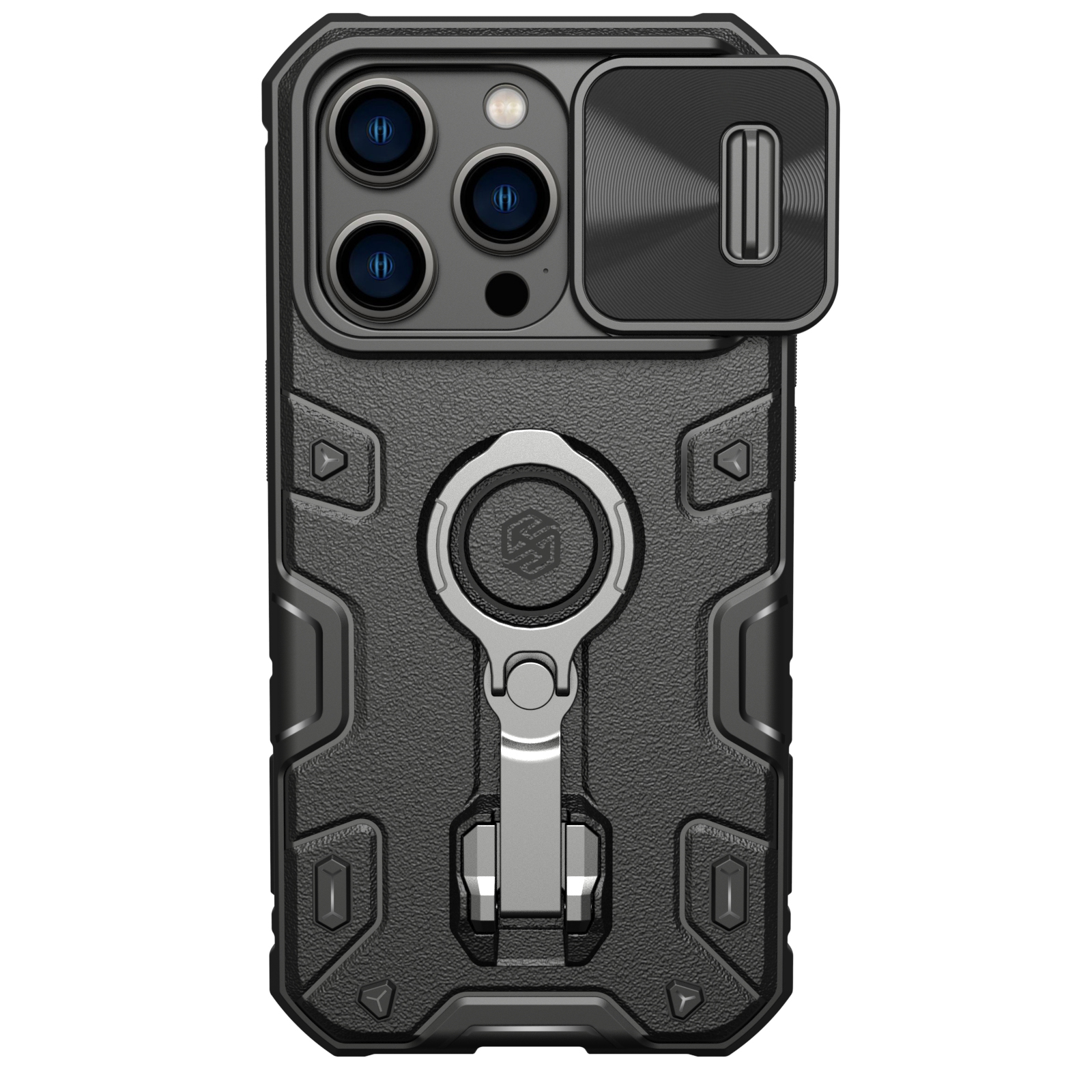 Ốp Lưng Nillkin Camshield Armor Pro Cho Iphone 14 Iphone 14 Plus Iphone 14 Pro Iphone 14 Pro Max - Hàng Nhập Khẩu - Iphone 14 Pro - Đen
