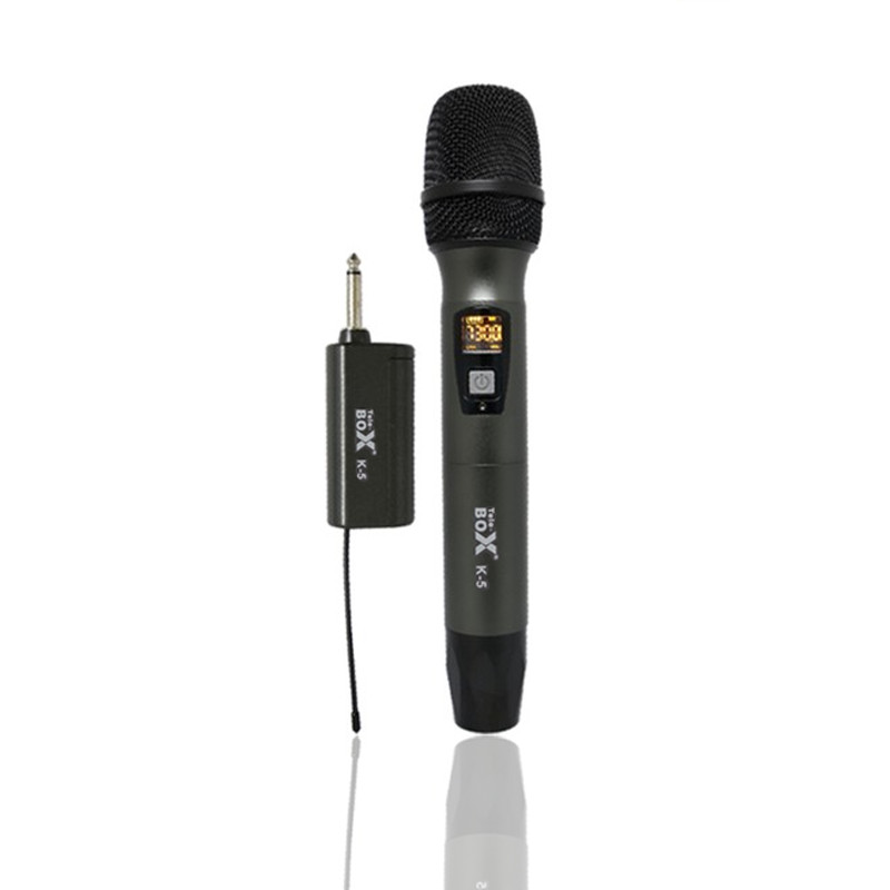 Micro Không Dây Telebox K5 (1 Mic) + 1 Jack Chuyển 6. Qua 3. Chính Hãng