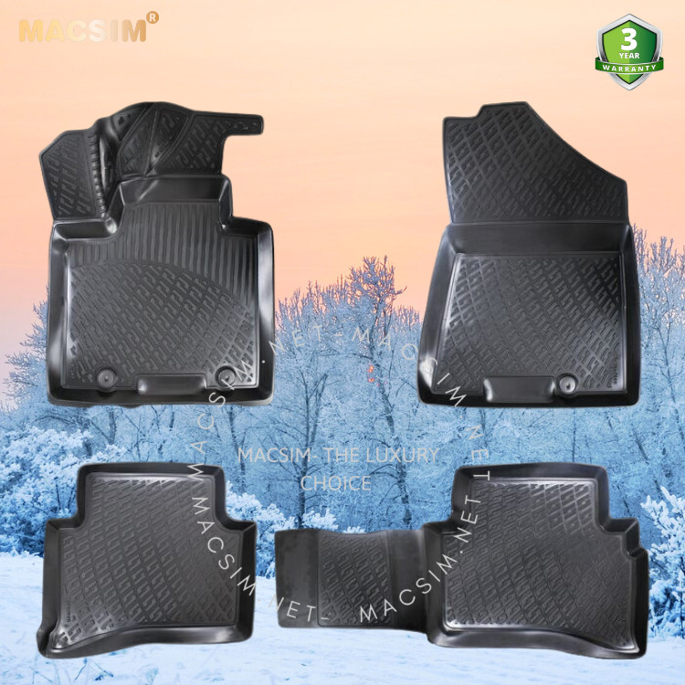 Thảm lót sàn ô tô nhựa TPU Silicon Hyundai Tucson third generation 2015 -2020 Nhãn hiệu Macsim