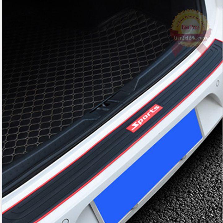 Nẹp Bảo Vệ Bậc Chân Cốp Xe Ô Tô Có Logo Sport - Nẹp Cao Su Chống Trầy Xước cốp xe hơi