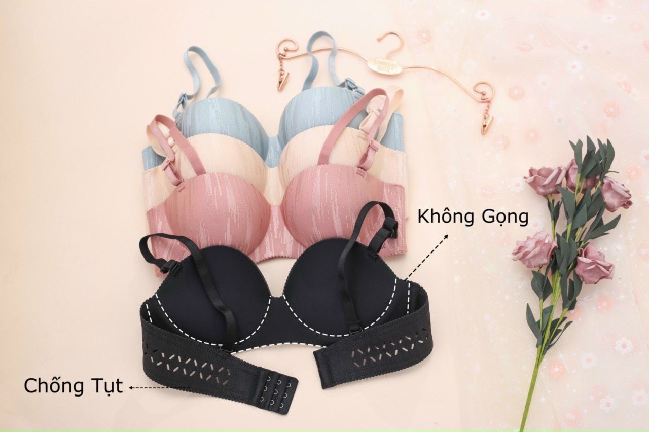 Áo ngực nữ Charmila su đúc không gọng cup xước nâng ngực quyến rũ AN25