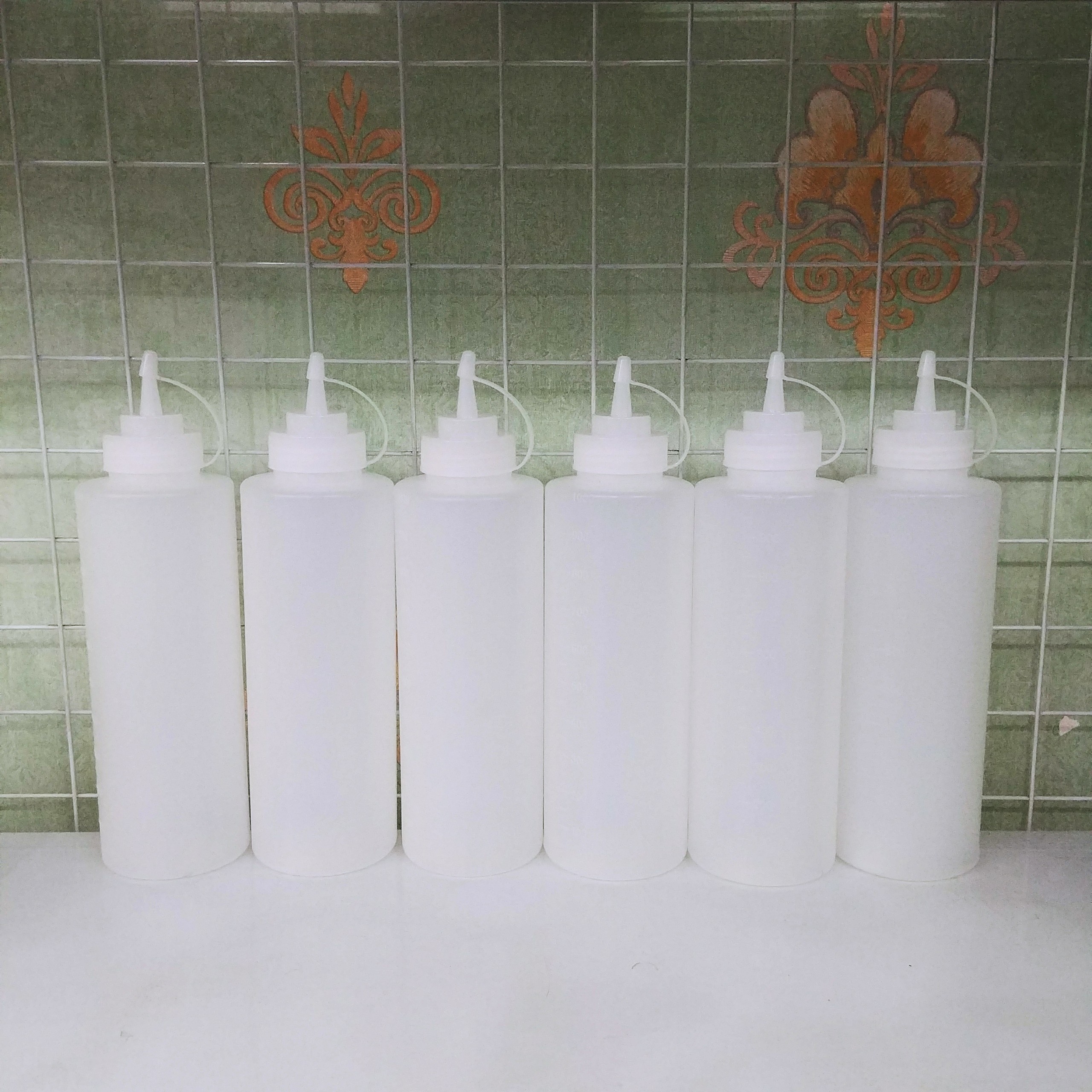 Bộ 6 chai nhựa đựng nước sốt dung tích 1 lít
