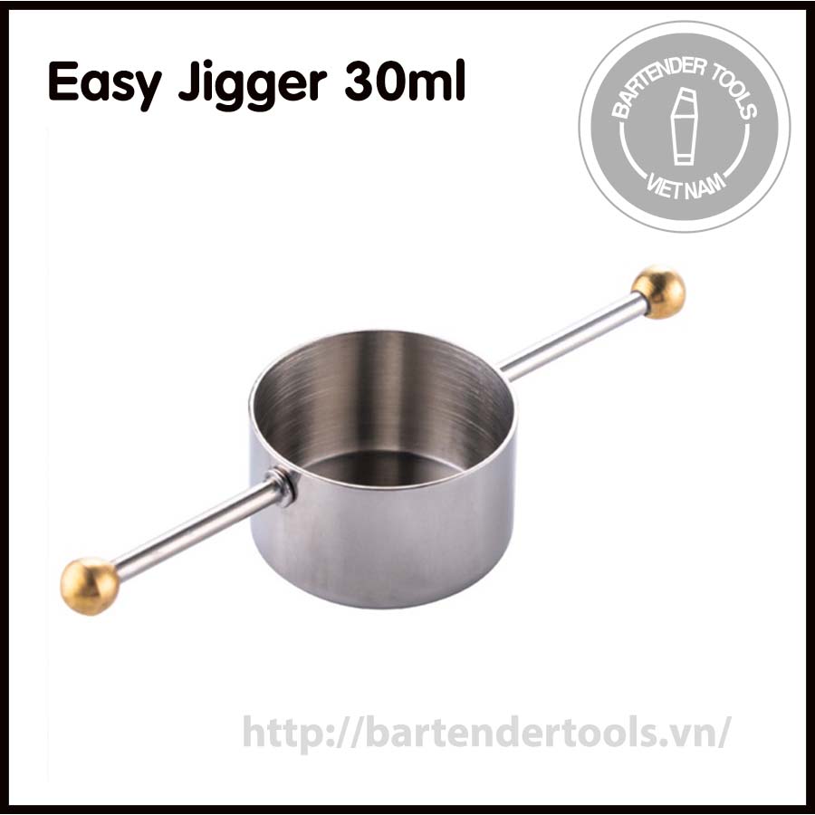 Easy Jigger 30ml - Jigger đong inox cán - Dụng cụ bartender