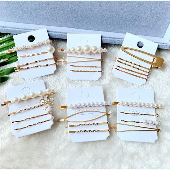 SET KẸP TÓC NGỌC TRAI NHÂN TẠO PHONG CÁCH HÀN QUỐC
