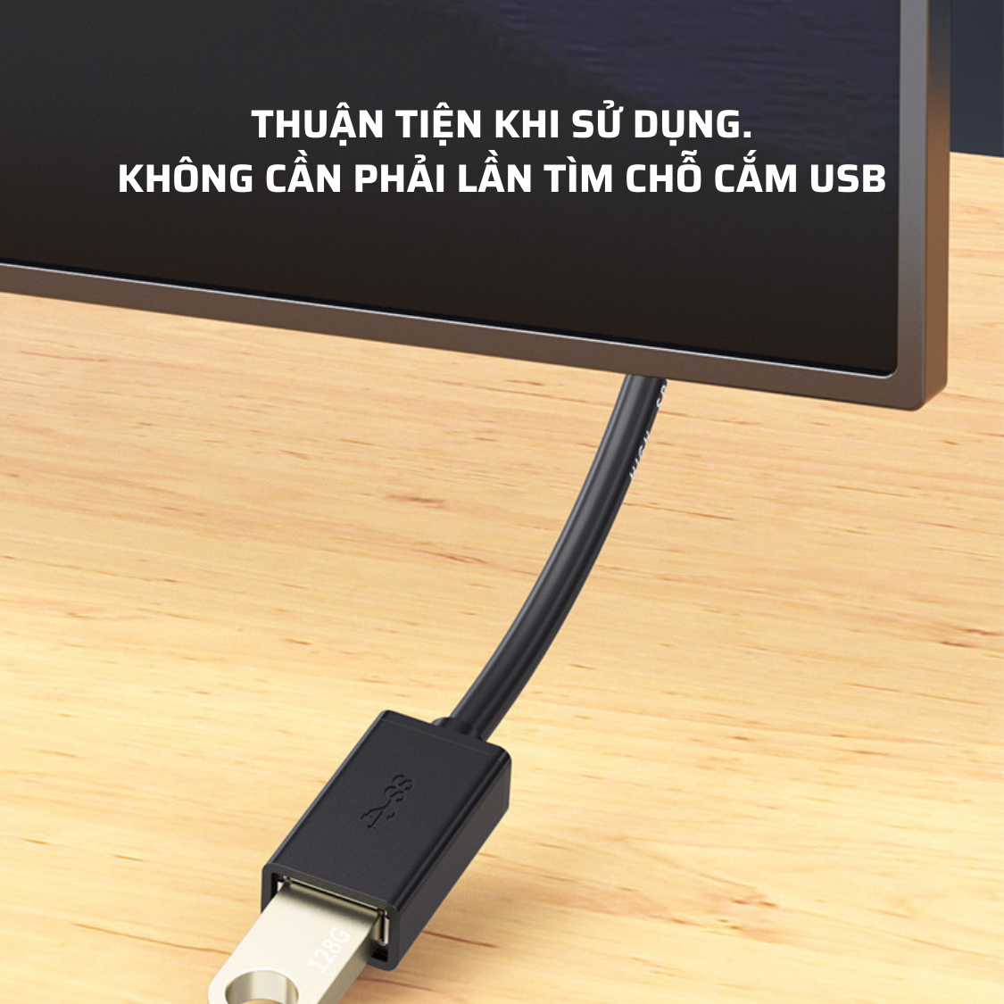 Dây Cáp Nối Dài USB 3.0 Dài 2M - Hàng Chính Hãng Tamayoko