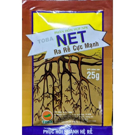 Phân bón NET Toba 25g. Ra rễ cực mạnh