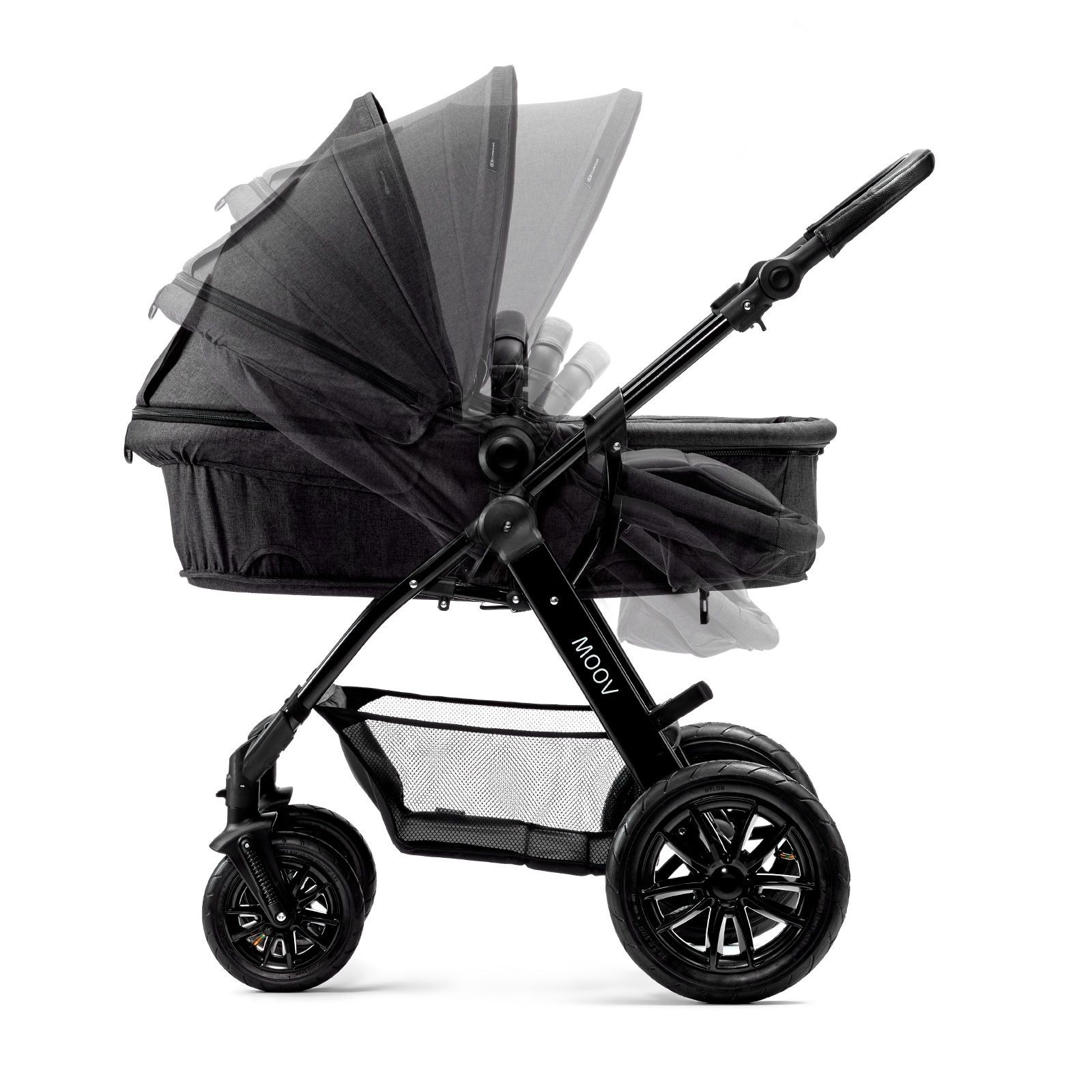 Bộ xe đẩy Kinderkraft Moov 2in1 cho bé từ 0 tháng tuổi trở lên - Gồm Xe đẩy, xe nôi - Chính hãng