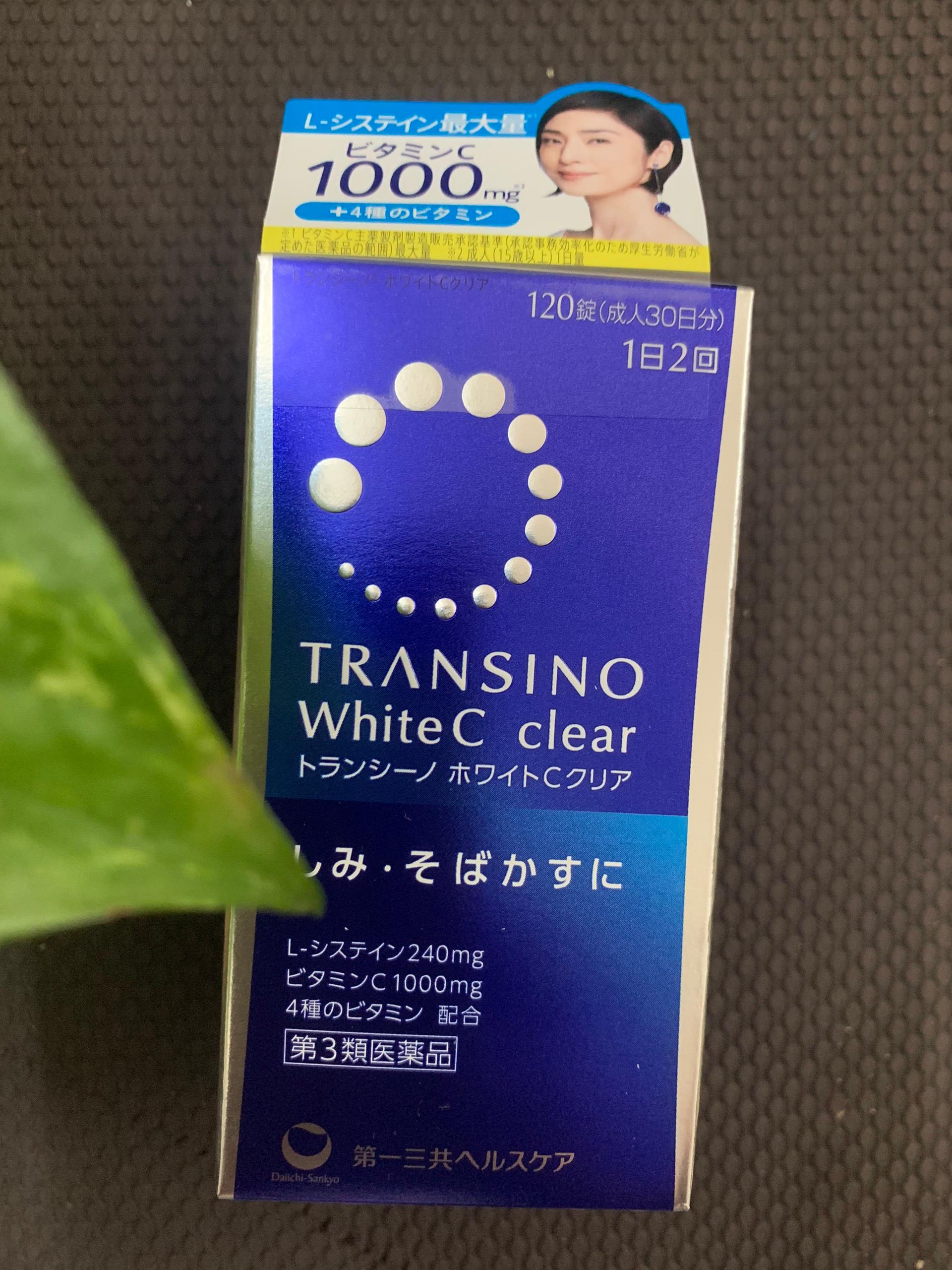 Viên Uống Transino White C Clear 120V Viên Uống Trắng Da Nhật Bản Chống Nám, Giảm Tàn Nhang