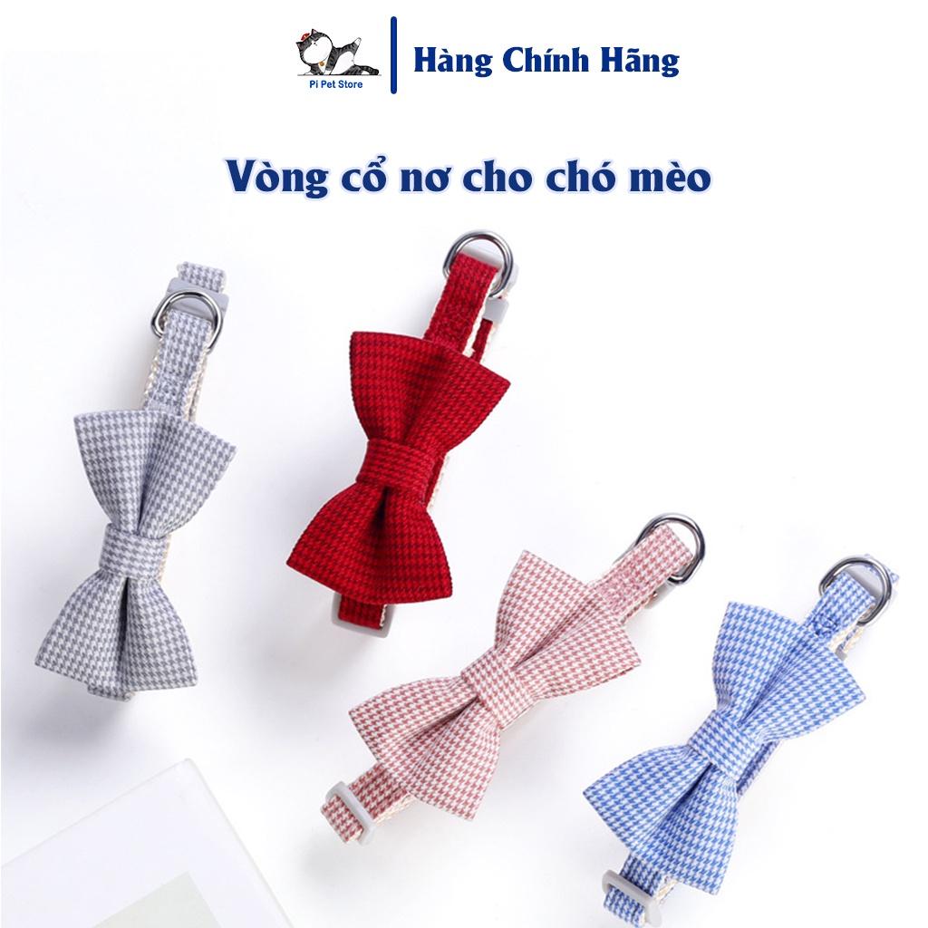 Vòng Đeo Cổ Cho Thú Cưng hình nơ Nơ bằng vải mềm mại - Vòng cổ nơ cho chó mèo