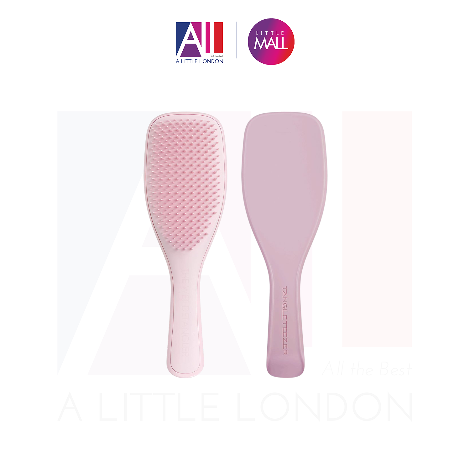 Lược chải tóc ướt giảm gãy rụng Tangle Teezer Wet Detangling Hairbrush The Wet Detangler - Millennial Pink (Bill Anh)