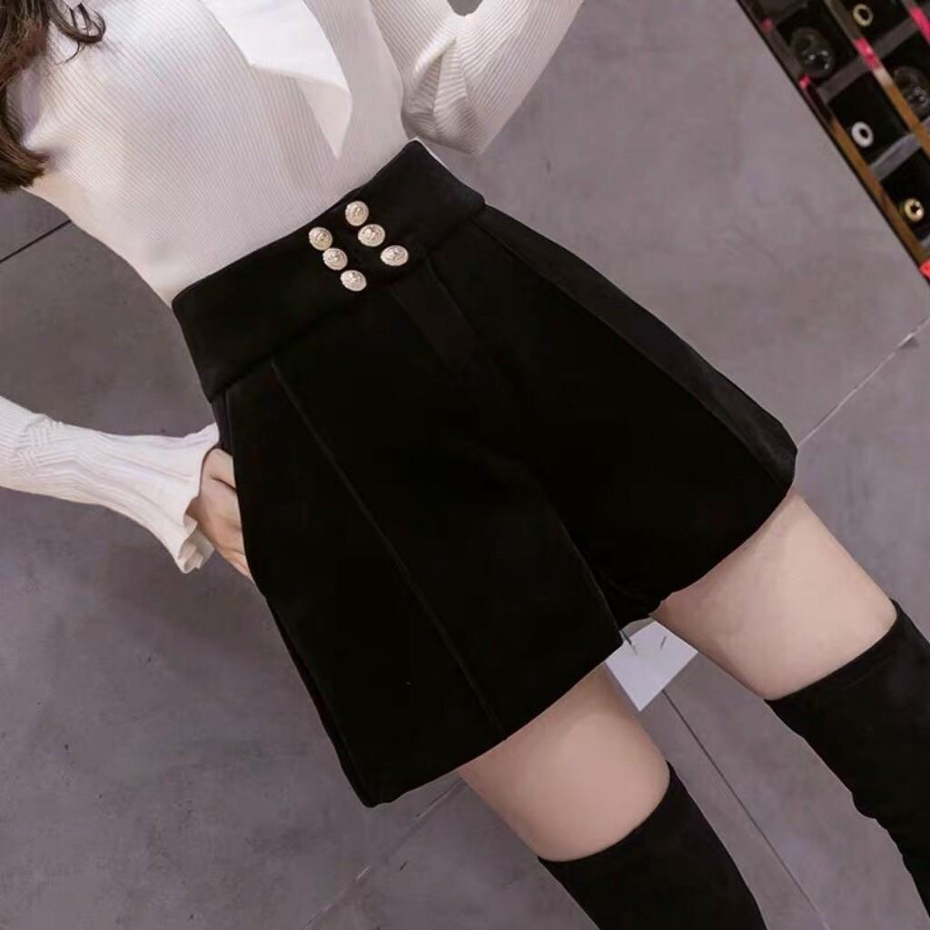 Quần Short Nữ Cạp Cao Đính 6 Khuy Chất Đẹp Loại 1 N03