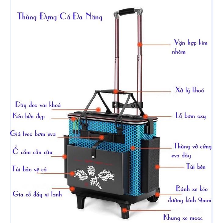 Thùng Đựng Cá Cao Cấp Nhựa EVA chống thấm tuyệt đối