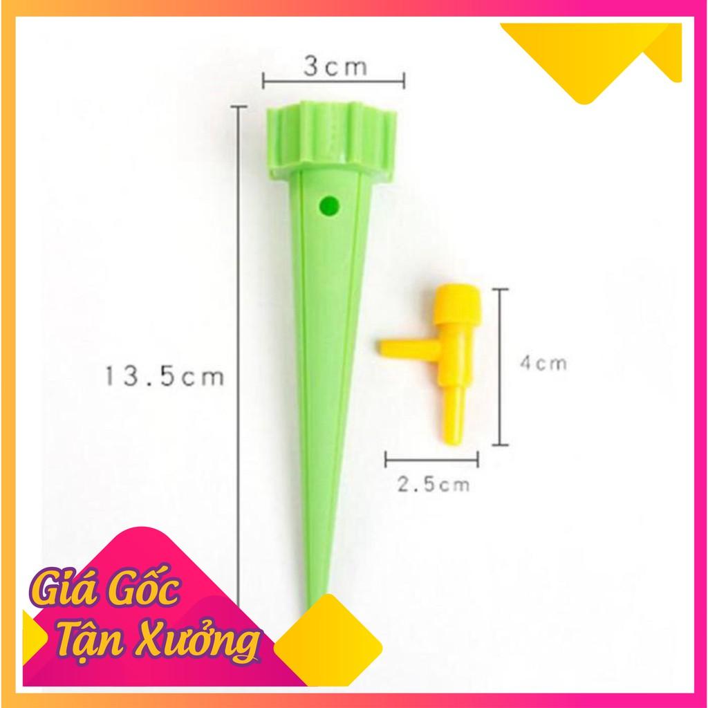 Set 20 Vòi tưới cây nhỏ giọt tự động thông minh loại van xoay chỉnh