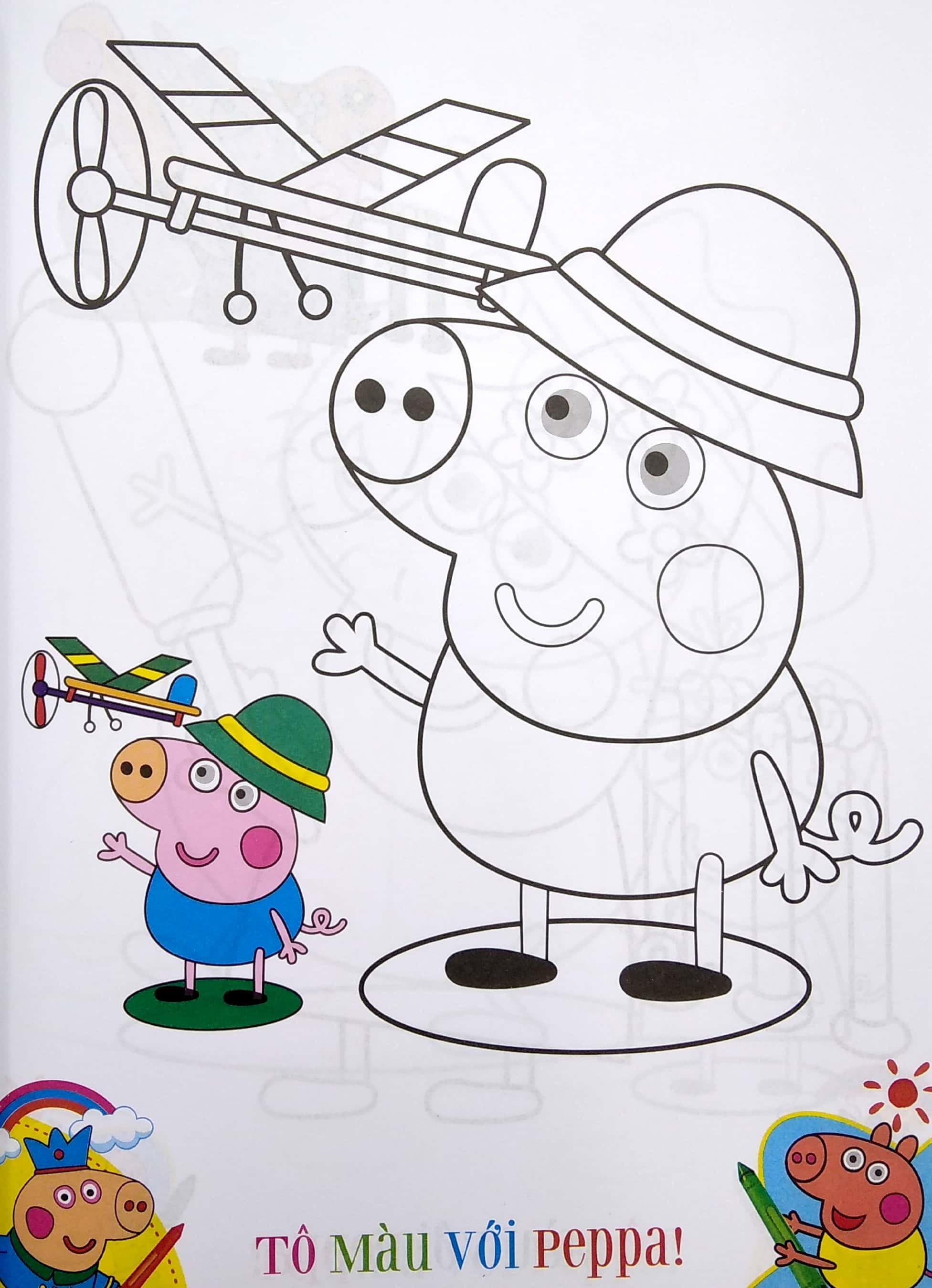 Sách - Tô Màu Peppa Pig - Tập 3 (Tái Bản 2024)