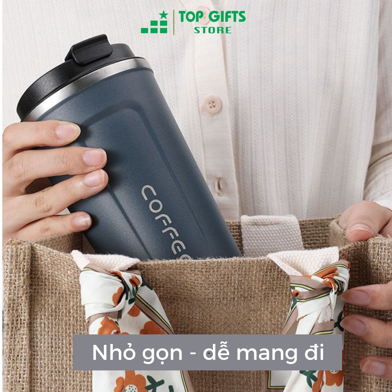 Ly Giữ Nhiệt Coffee XN021 khắc tên 380ml - 510ml