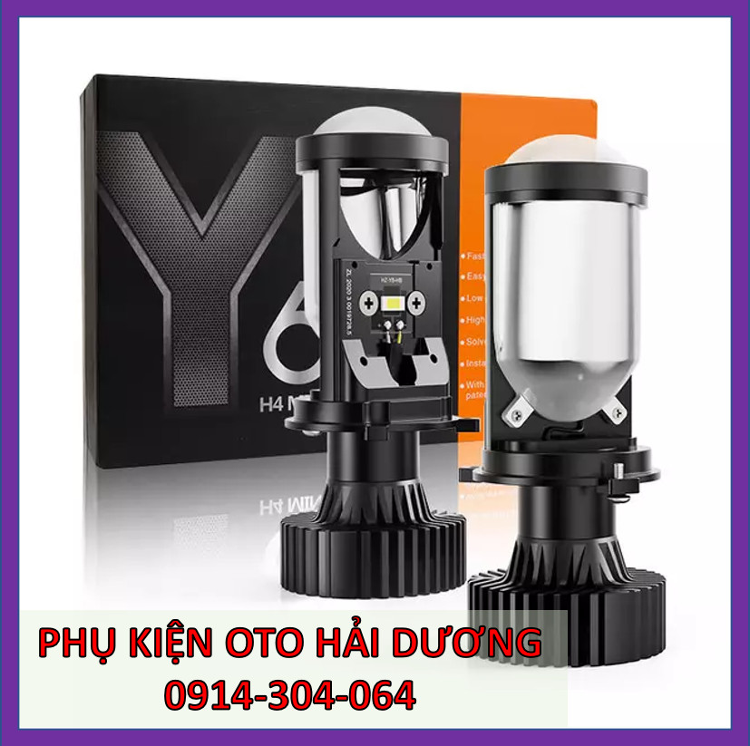 Đèn Pha Led xe ô tô, xe máy Y6 mini lens siêu sáng Y6