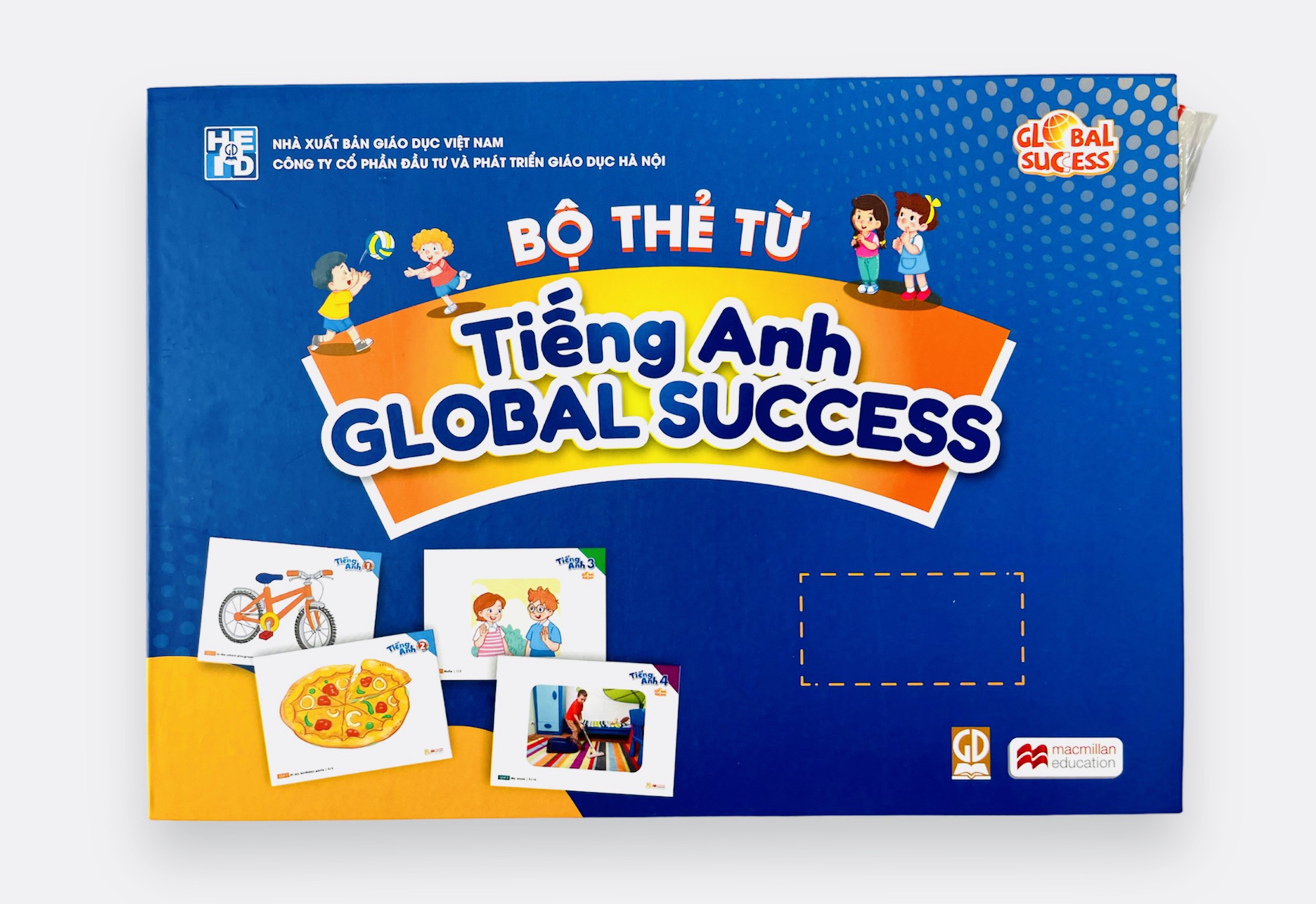 Sách - Bộ thẻ từ Tiếng Anh lớp 4 Global Success