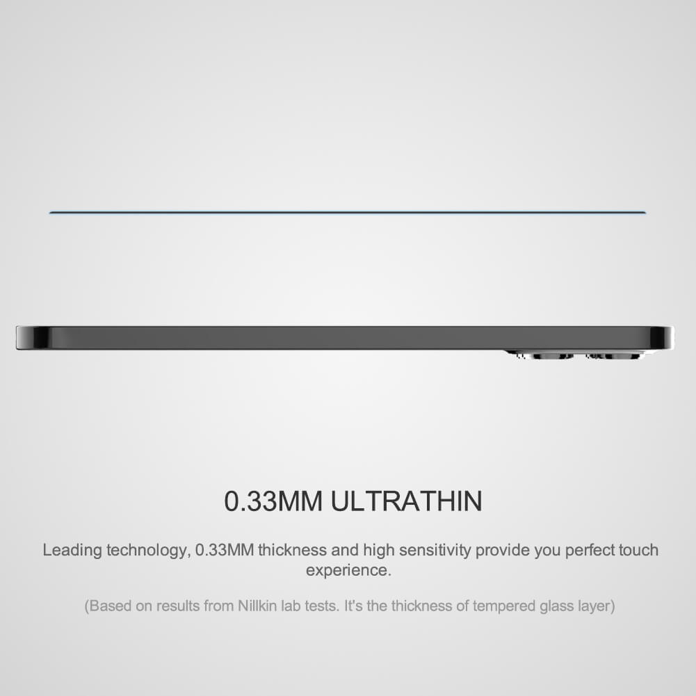 Miếng dán kính cường lực 3D full màn hình cho iPhone 13 Pro Max hiệu Nillkin Amazing CP+ Pro - hàng chính hãng