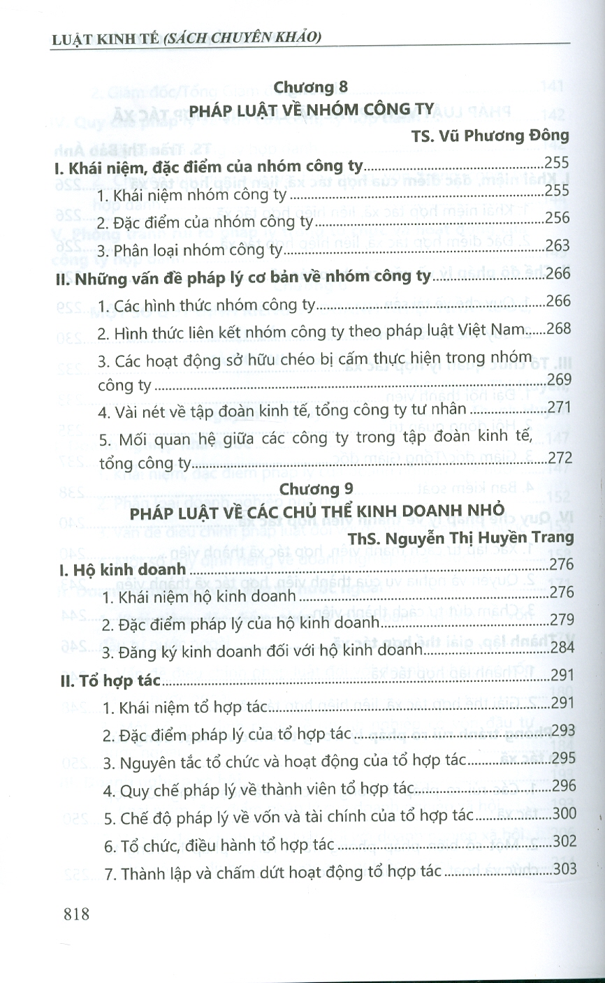 Luật Kinh Tế - Sách chuyên khảo