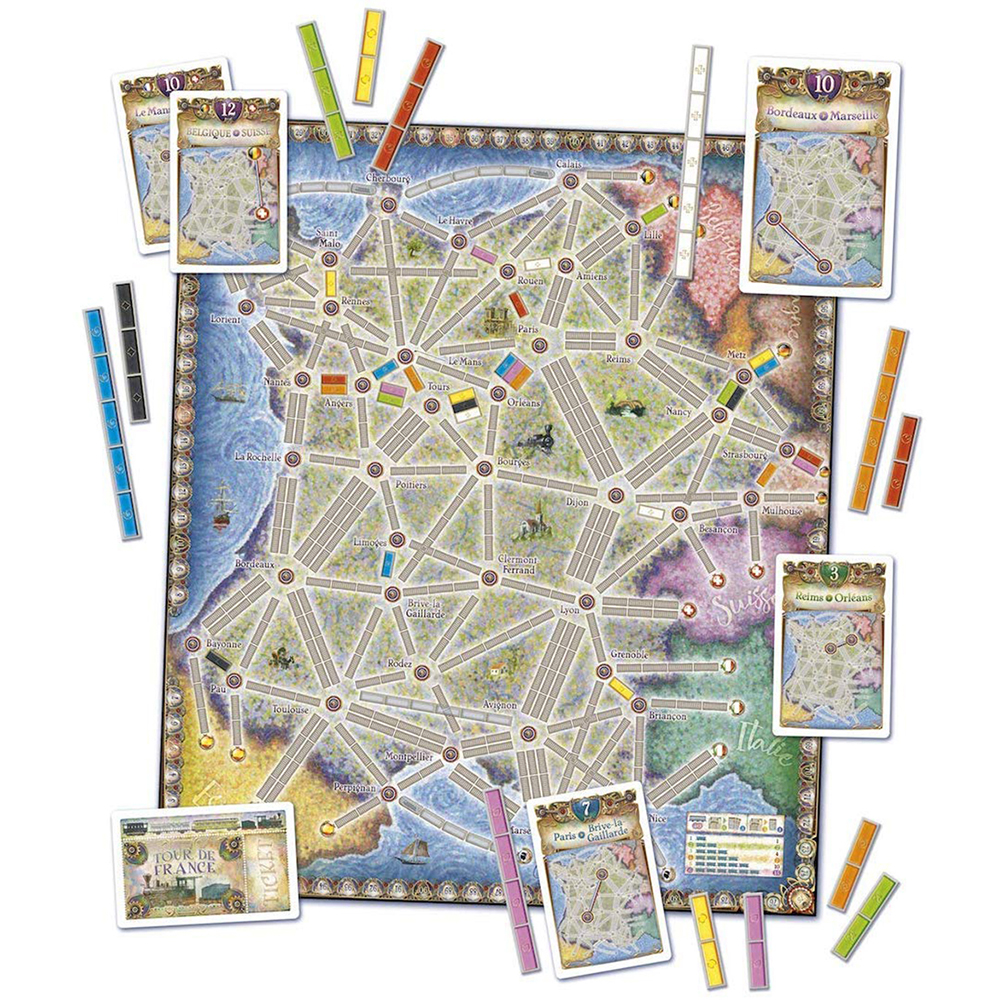 Bộ Board Game Ticket to Ride Phiên Bản France Family