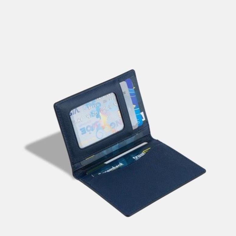 Ví mini nữ công sở, ví nam card da thật nhập khẩu thời trang hàn quốc Olux
