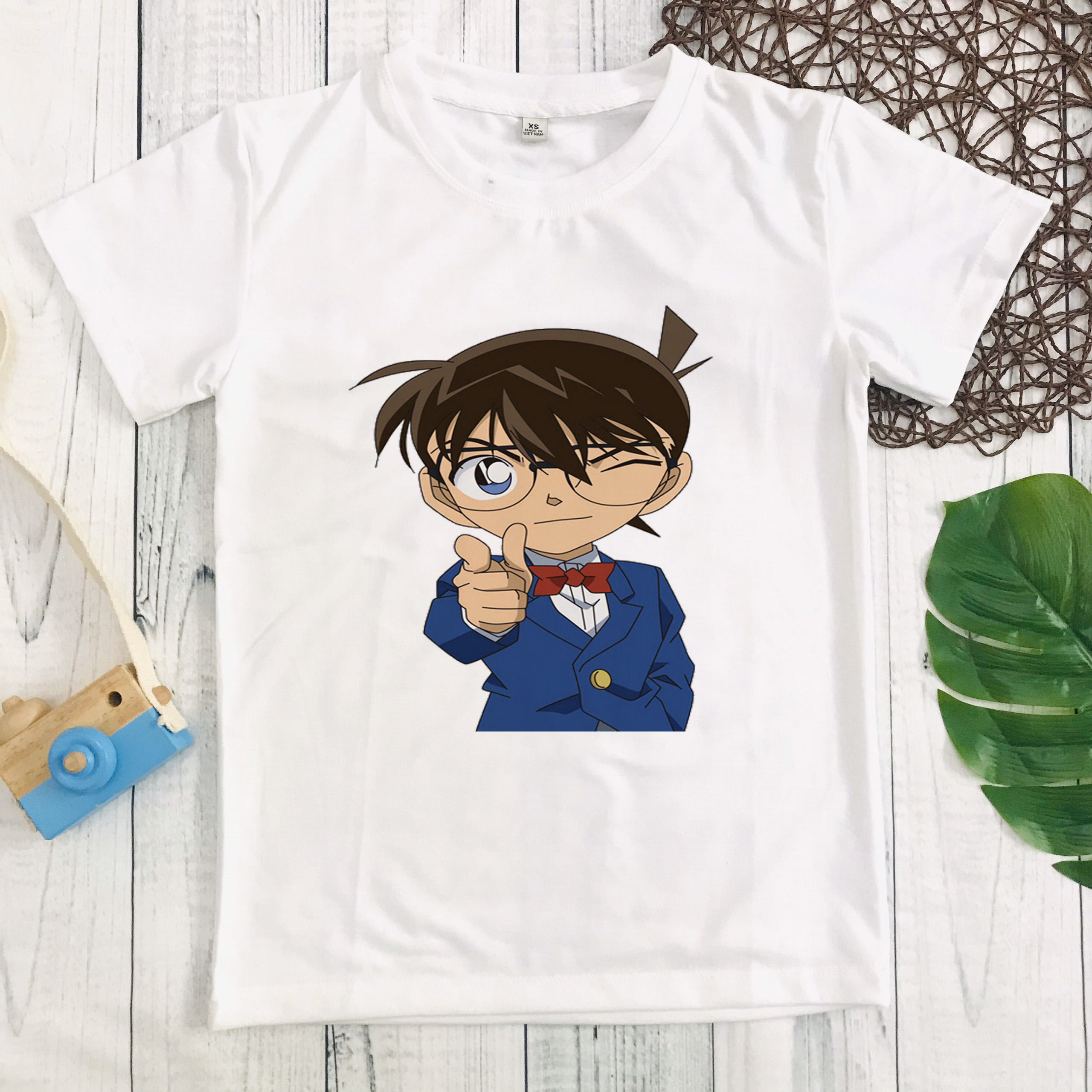 Áo Thun Conan cho bé siêu ngầu
