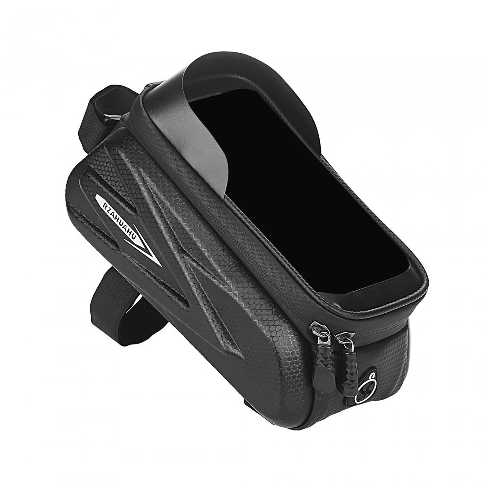 Bag Phone Bag Touch Screen Phone Bag Folding Bike Cell Phone Holder Pack Bike Front Frame Bag for Riding Men